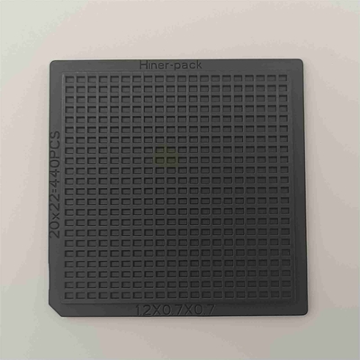 قیمت خوب سینی تراشه‌های 20×22 بسته وافل PC مربعی برای دستگاه‌های فوتوالکتریک آنلاین