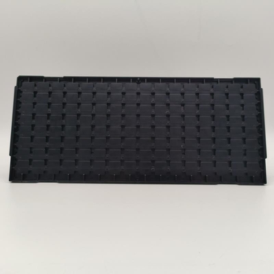 قیمت خوب JEDEC طراحی سینی جیبی اندازه 11.93 * 16.5 * 4.34mm برای دستگاه MEMS در MPPO / PPE / ABS / PEI / IDP آنلاین