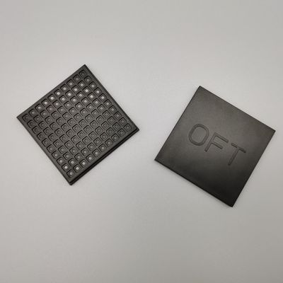 خرید سینی تراشه ضد استاتیک IC ESD سیاه و سفید مقاومت در برابر دمای بالا برای بارگیری یاقوت کبود online manufacture