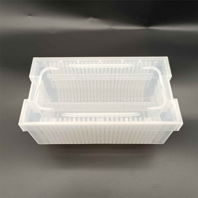 قیمت خوب جعبه حامل وافره مستطیل شفاف 3 اینچ وافره کاسه آنلاین
