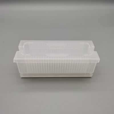 قیمت خوب جعبه ویفر سیلیکونی مستطیلی 2 اینچ 25PCS نوع پرس قابل بازیافت آنلاین